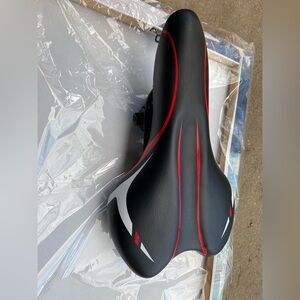 Jinjie Racing Bicycle Saddle Black Red White Bike Seat